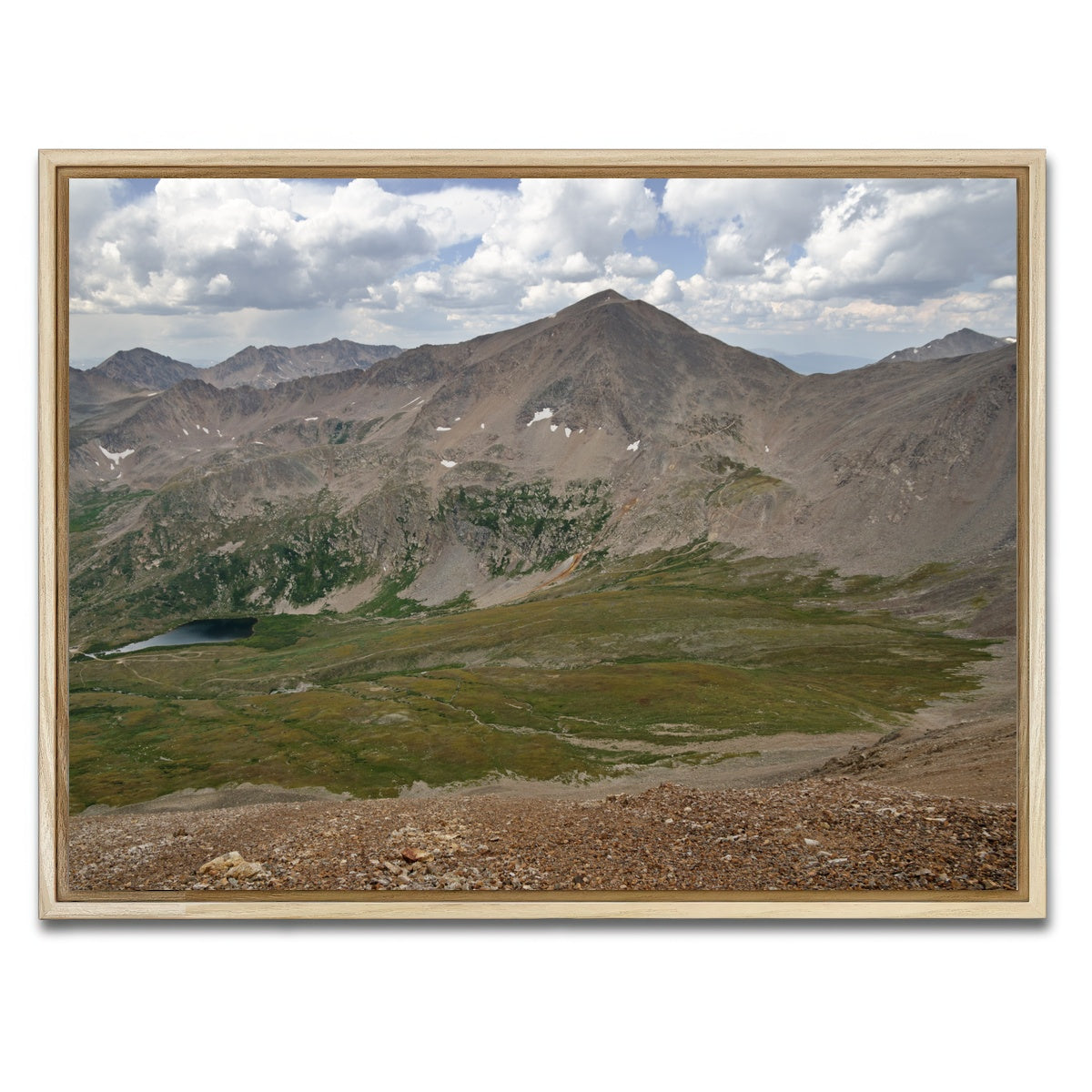 AUTO-MOCKUP WHITE | Mt. Democrat | 1 Piece | Natural Framed Canvas | group=4x3