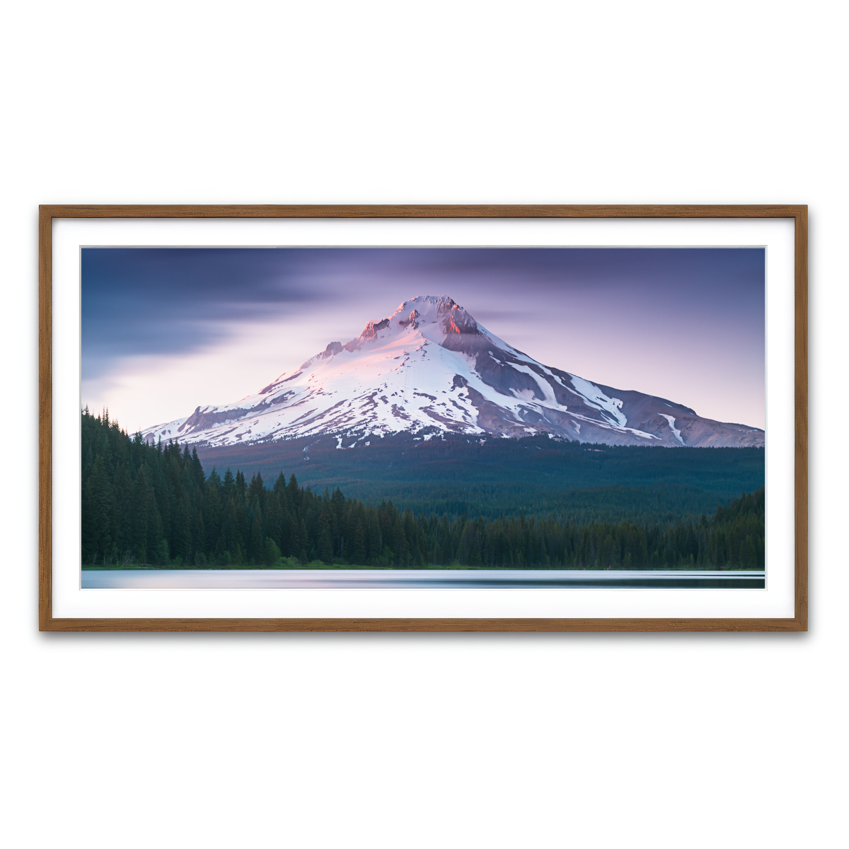 Framed Print 2x1 Walnut