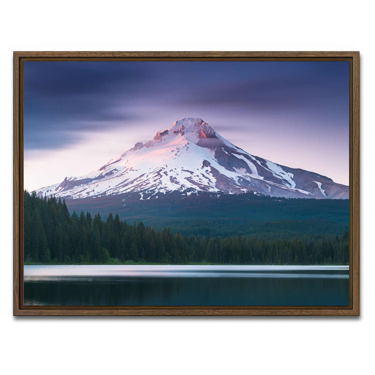 AUTO-MOCKUP WHITE | Mt. Hood | 1 Piece | Walnut Framed Canvas | group=4x3