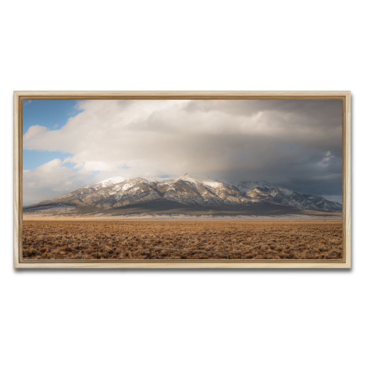 AUTO-MOCKUP WHITE | Mt Blanca Pano | 1 Piece | Natural Framed Canvas | group=2x1