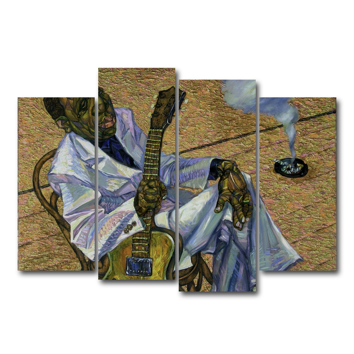 AUTO-MOCKUP WHITE | Muddy Waters | 4 Piece | Gallery Wrap Canvas | group=4_normal