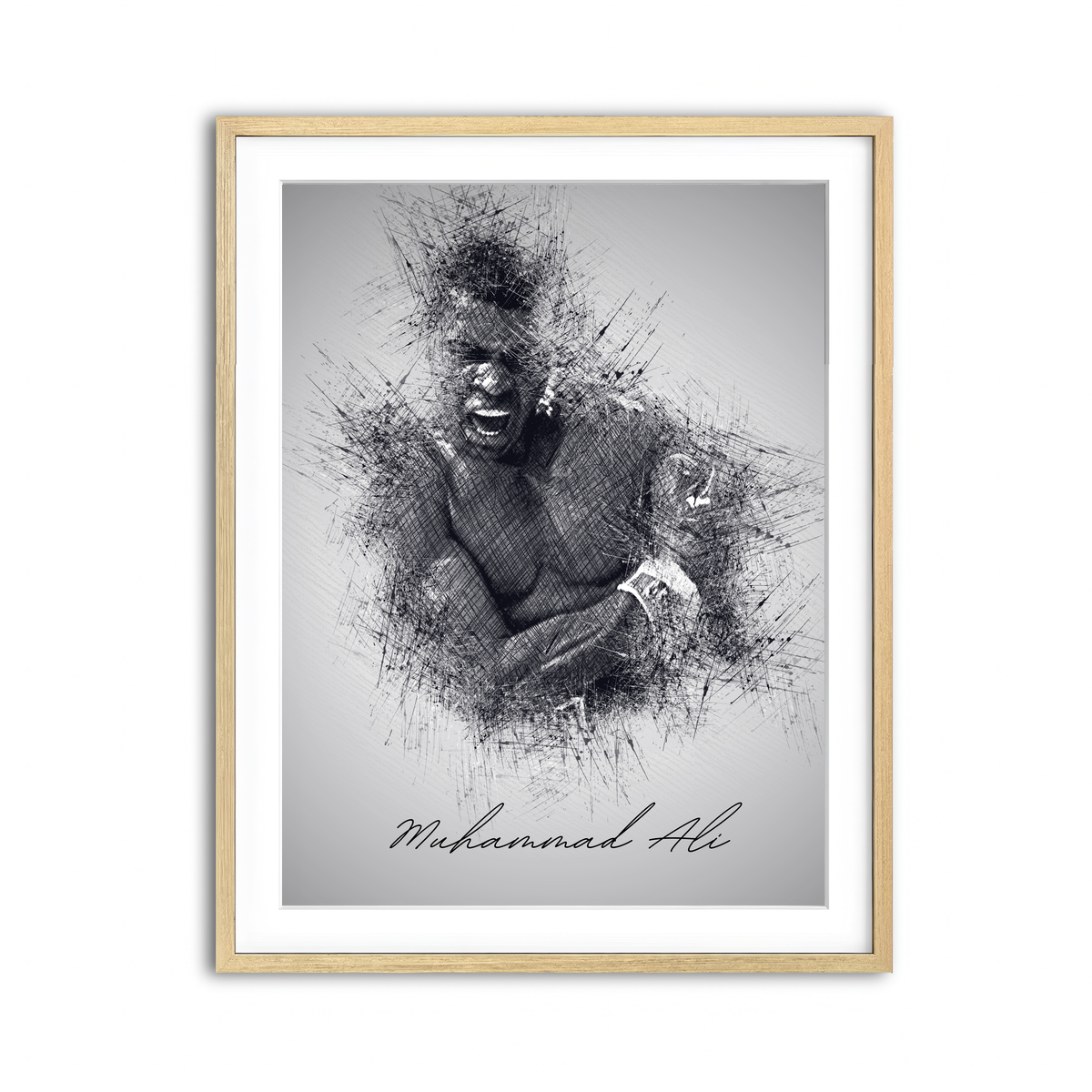 Framed Print 3x4 Natural