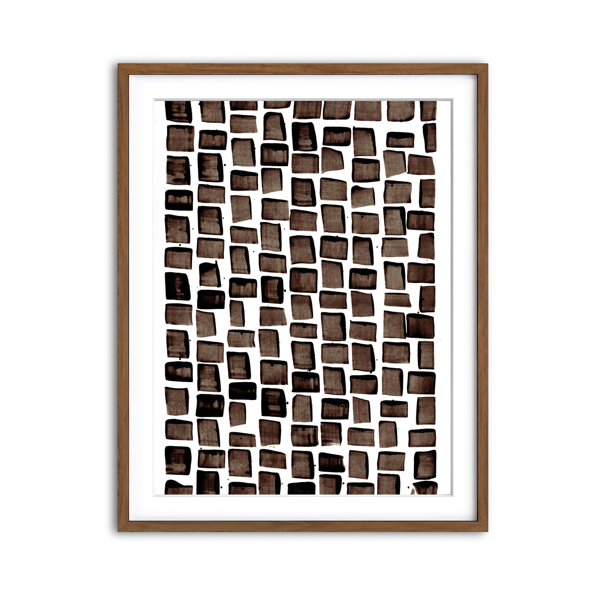Framed Print 3x4 Walnut