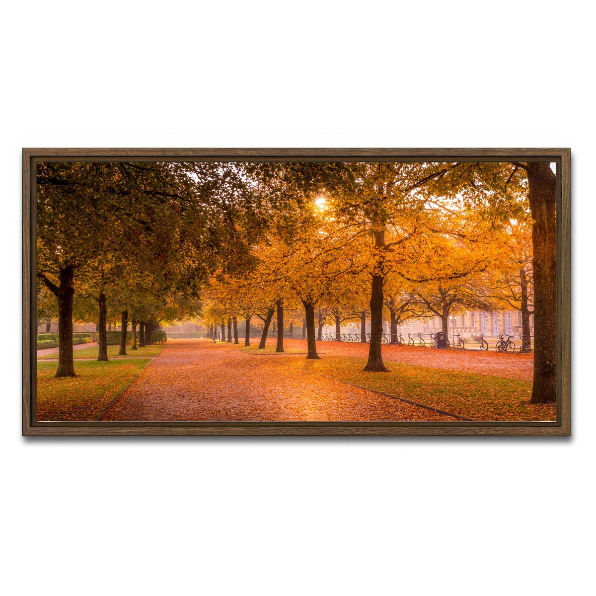 AUTO-MOCKUP WHITE | Munich Germany | 1 Piece | Walnut Framed Canvas | group=2x1