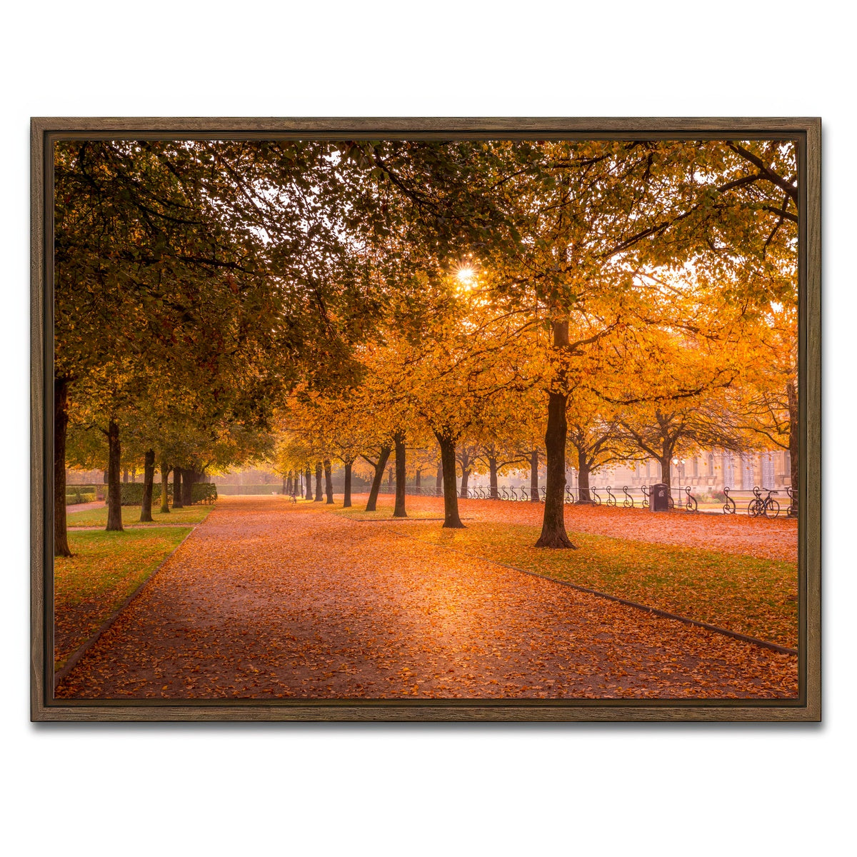 AUTO-MOCKUP WHITE | Munich Germany | 1 Piece | Walnut Framed Canvas | group=4x3