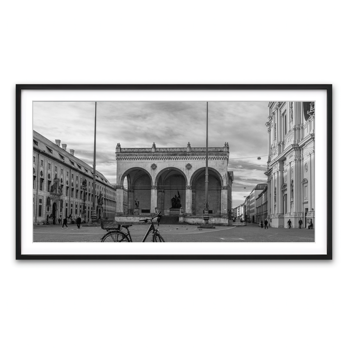 Framed Print 2x1 Black