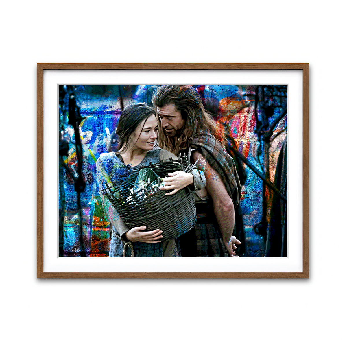 Framed Print 4x3 Walnut