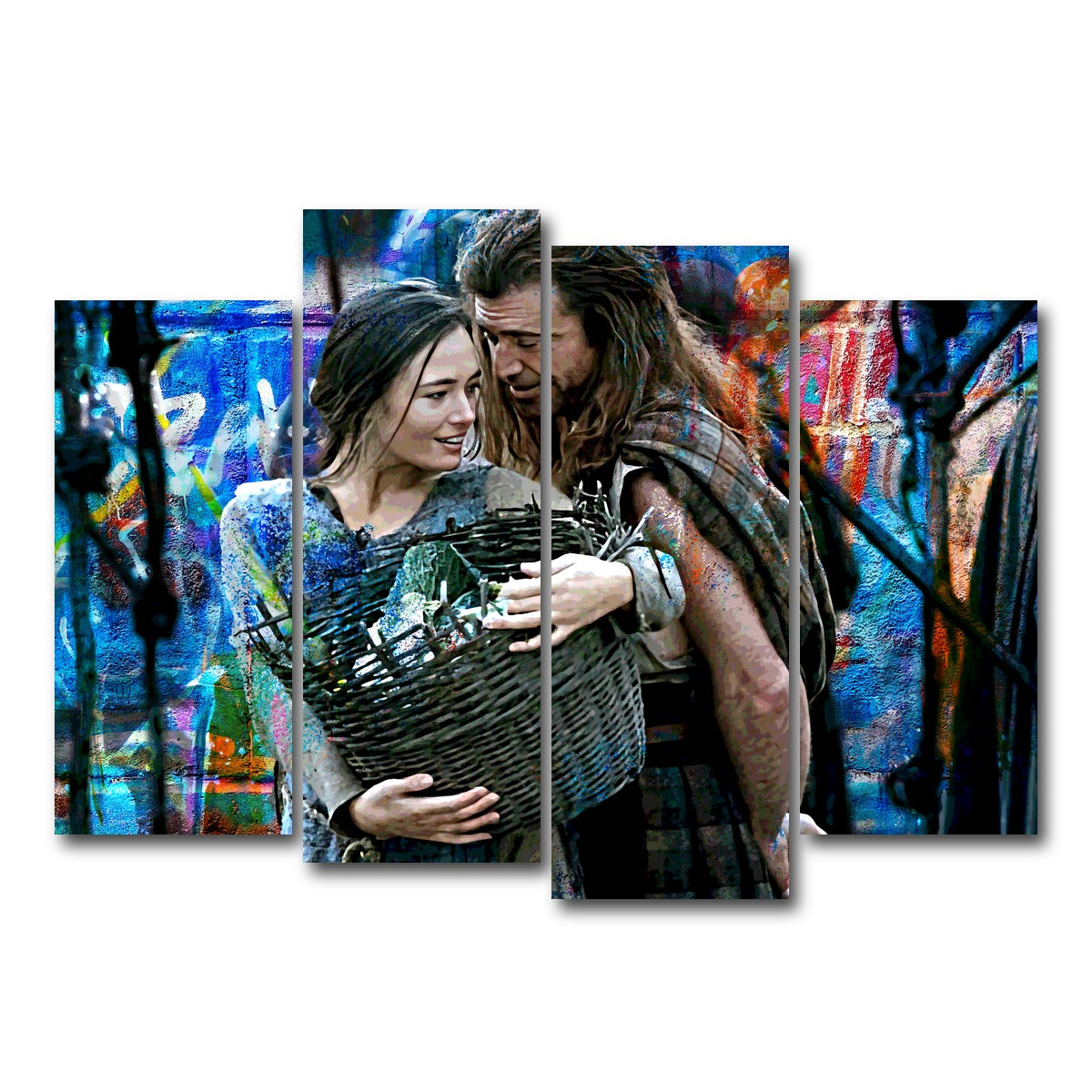 AUTO-MOCKUP WHITE | Murron and Wallace | 4 Piece | Gallery Wrap Canvas | group=4_normal