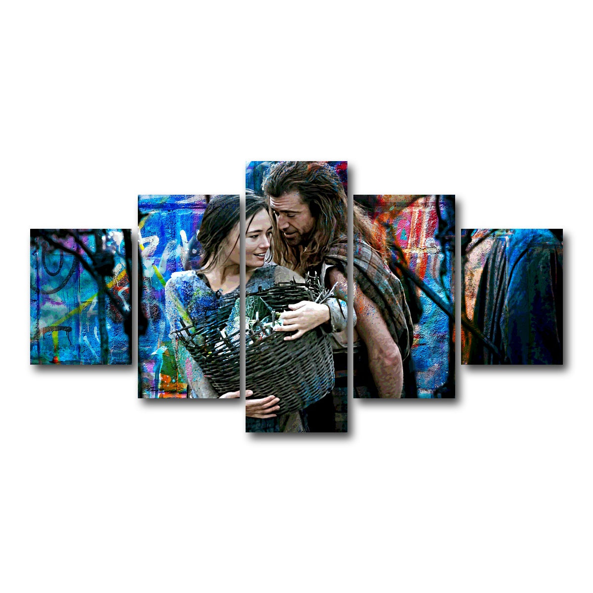 AUTO-MOCKUP WHITE | Murron and Wallace | 5 Piece | Gallery Wrap Canvas | group=5_short