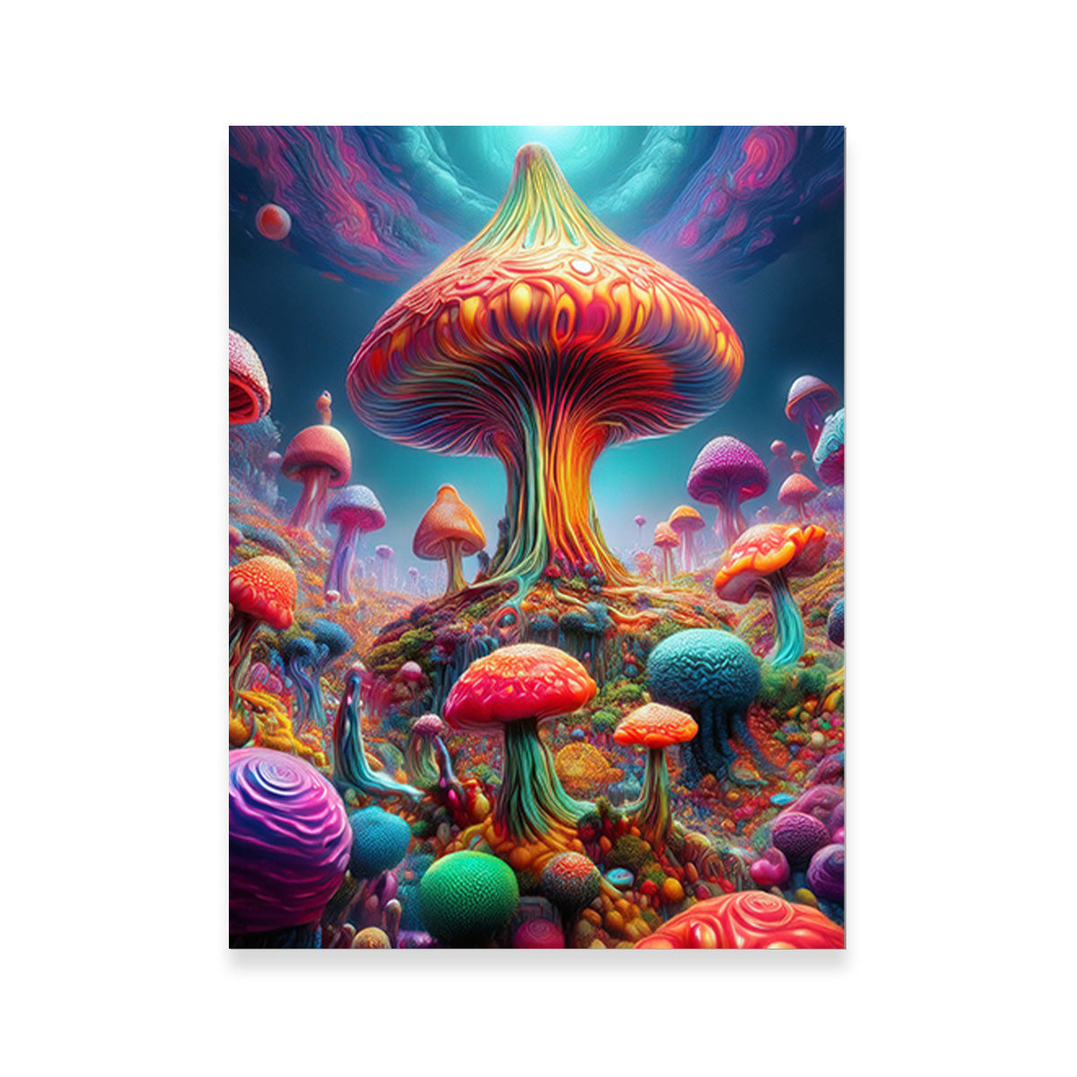 Mushroom Art Wall Art