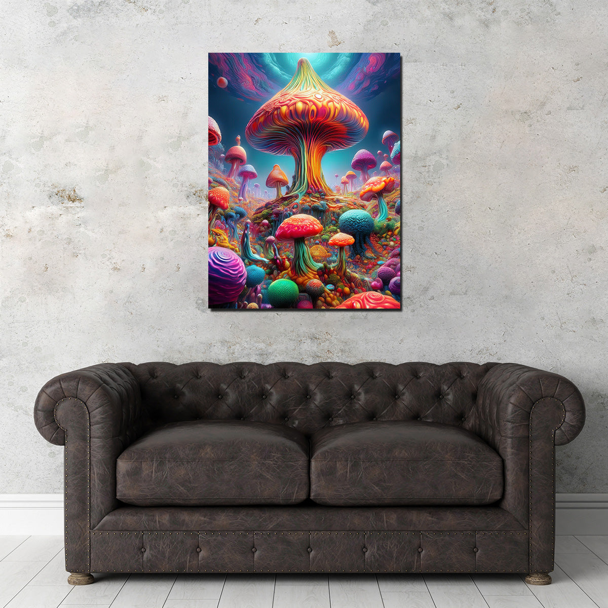 Mushroom Art Wall Art