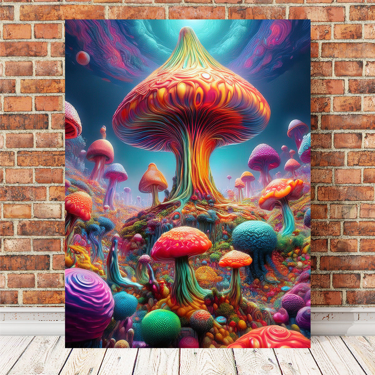 Mushroom Art Wall Art