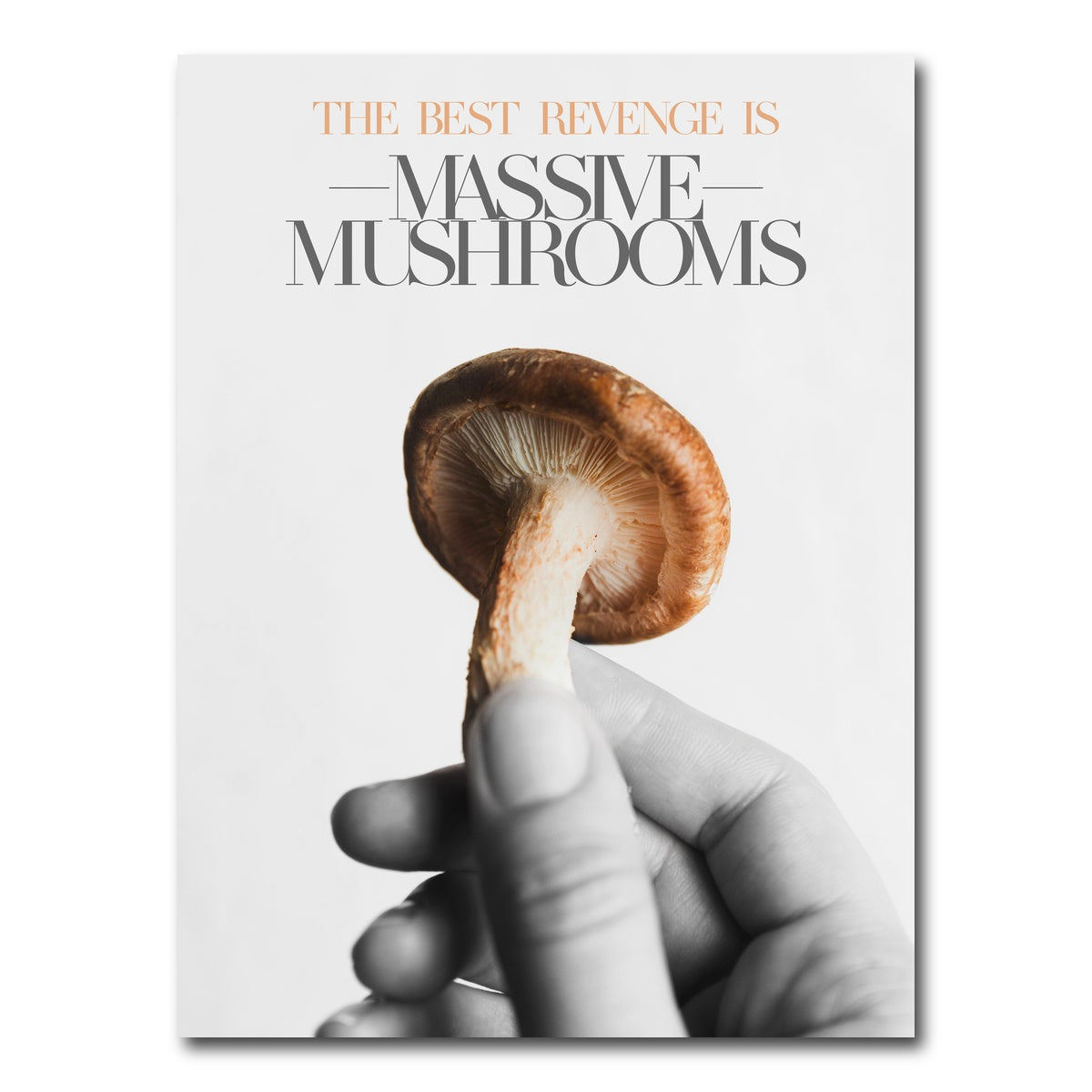 AUTO-MOCKUP WHITE | Mushroom art | 1 Piece | Gallery Wrap Canvas | group=3x4