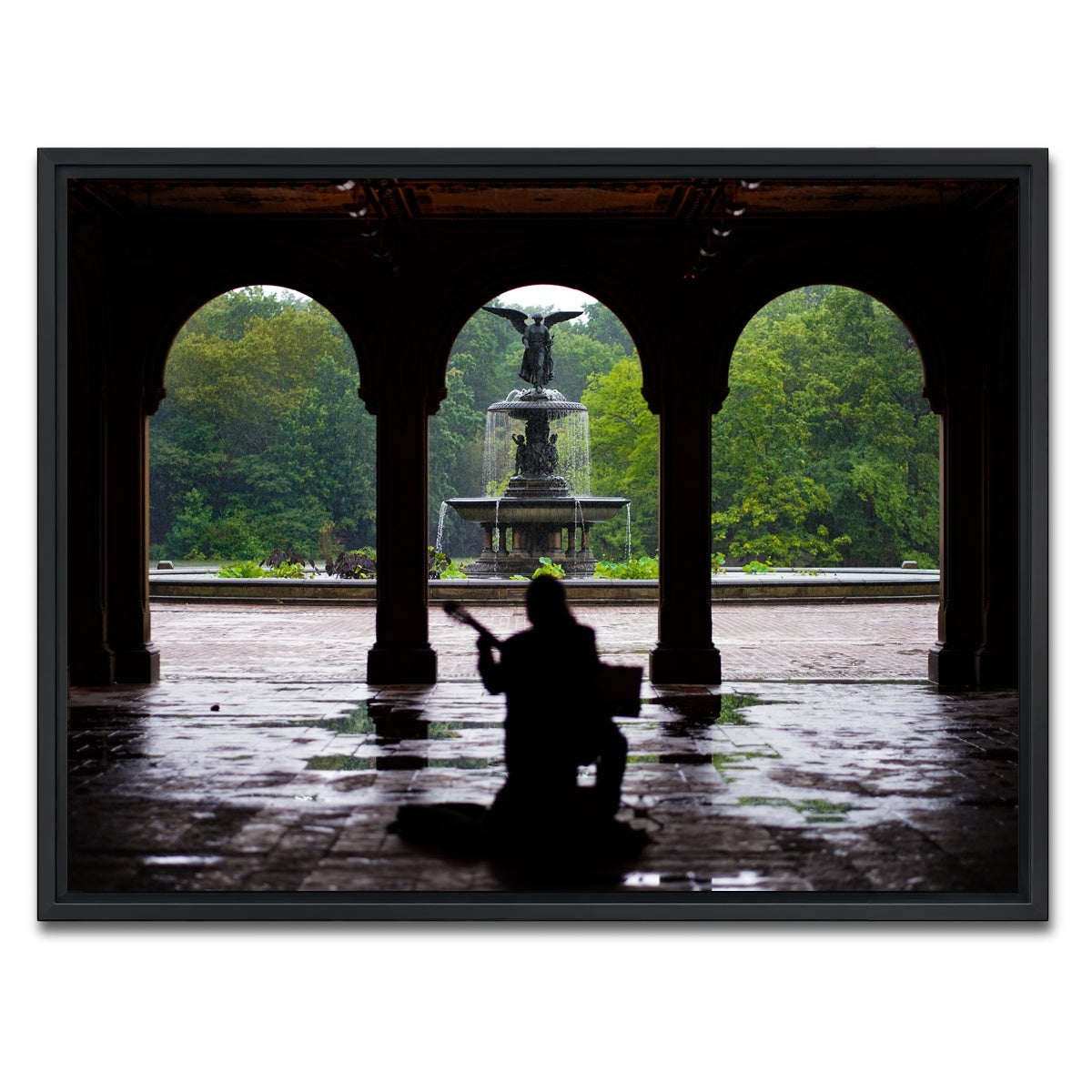 AUTO-MOCKUP WHITE | Music in the Park | 1 Piece | Black Framed Canvas | group=4x3