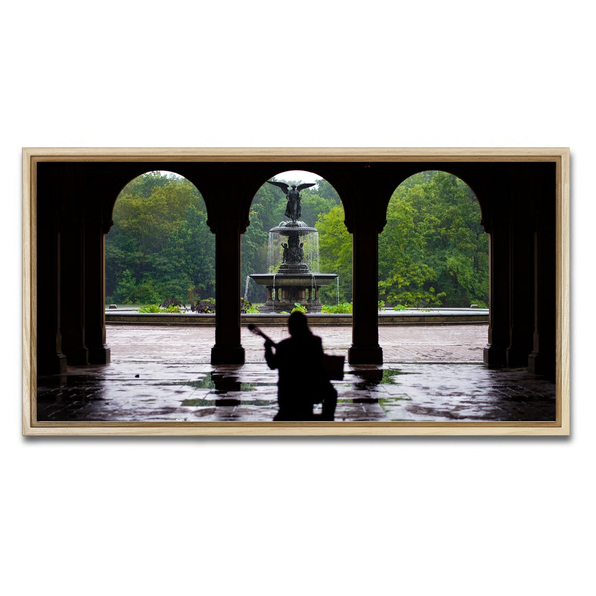 AUTO-MOCKUP WHITE | Music in the Park | 1 Piece | Natural Framed Canvas | group=2x1