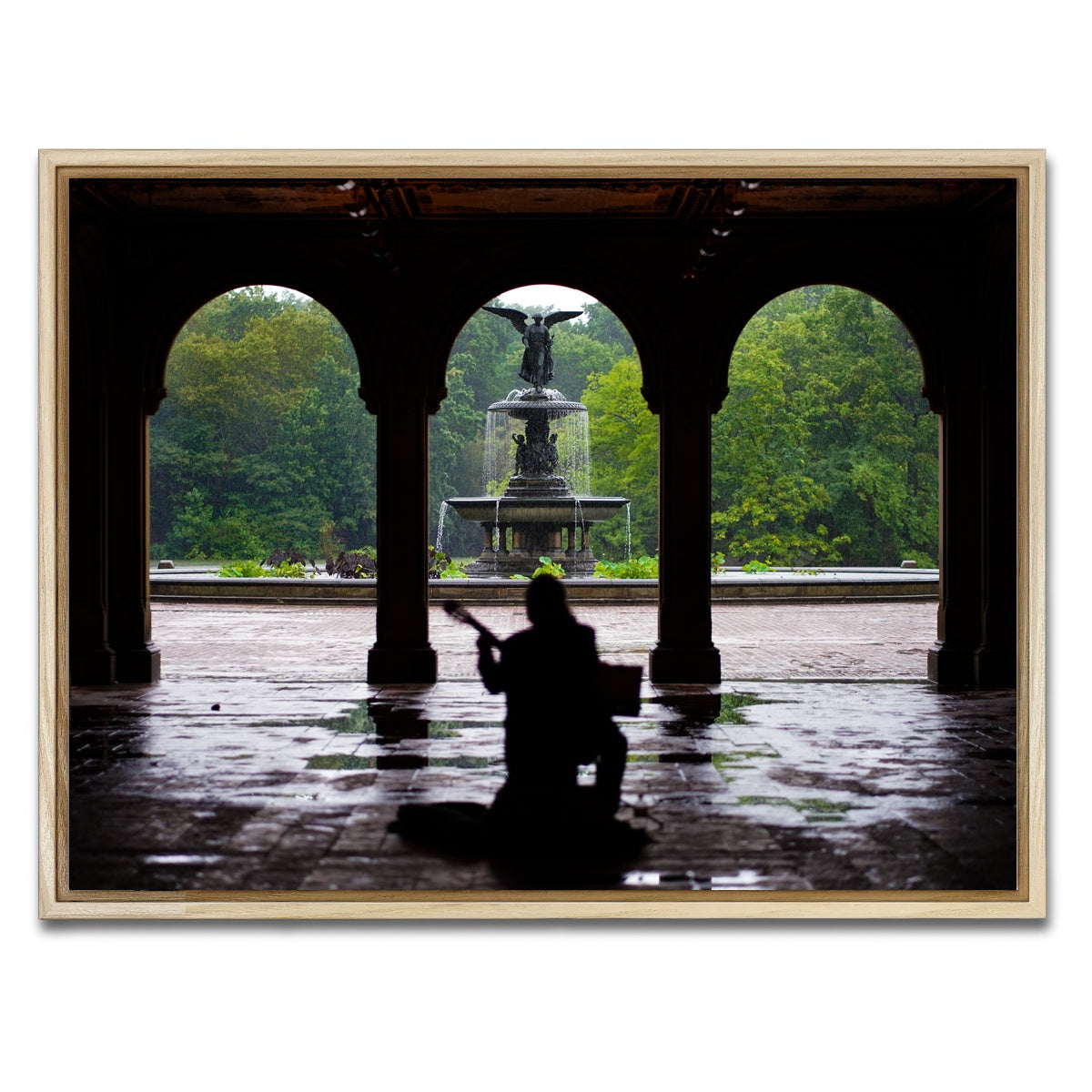 AUTO-MOCKUP WHITE | Music in the Park | 1 Piece | Natural Framed Canvas | group=4x3