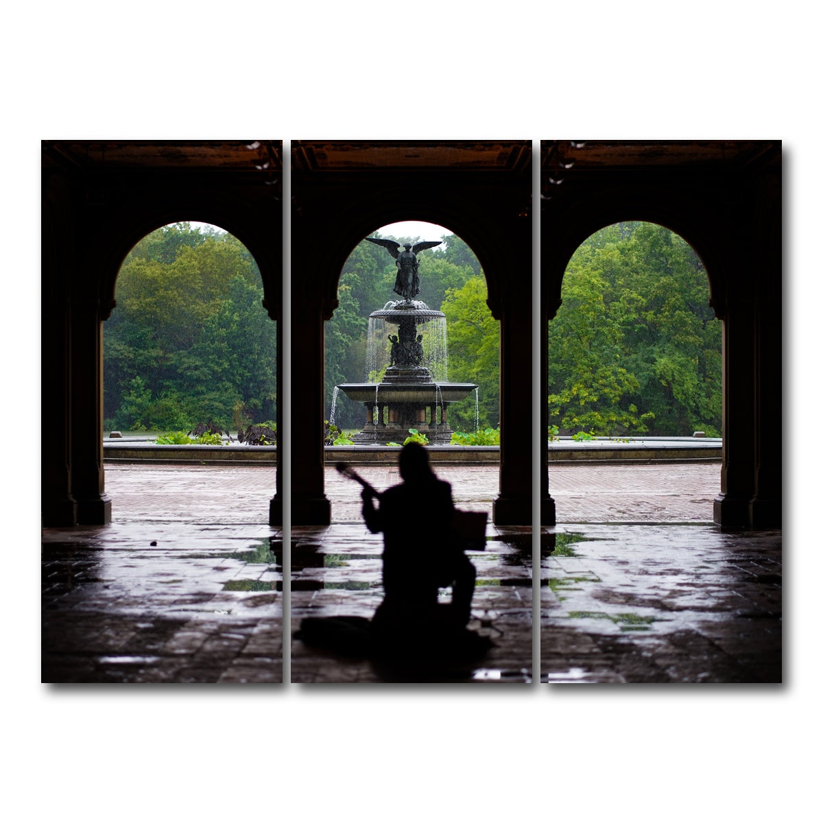 AUTO-MOCKUP WHITE | Music in the Park | 3 Piece | Gallery Wrap Canvas | group=8x18