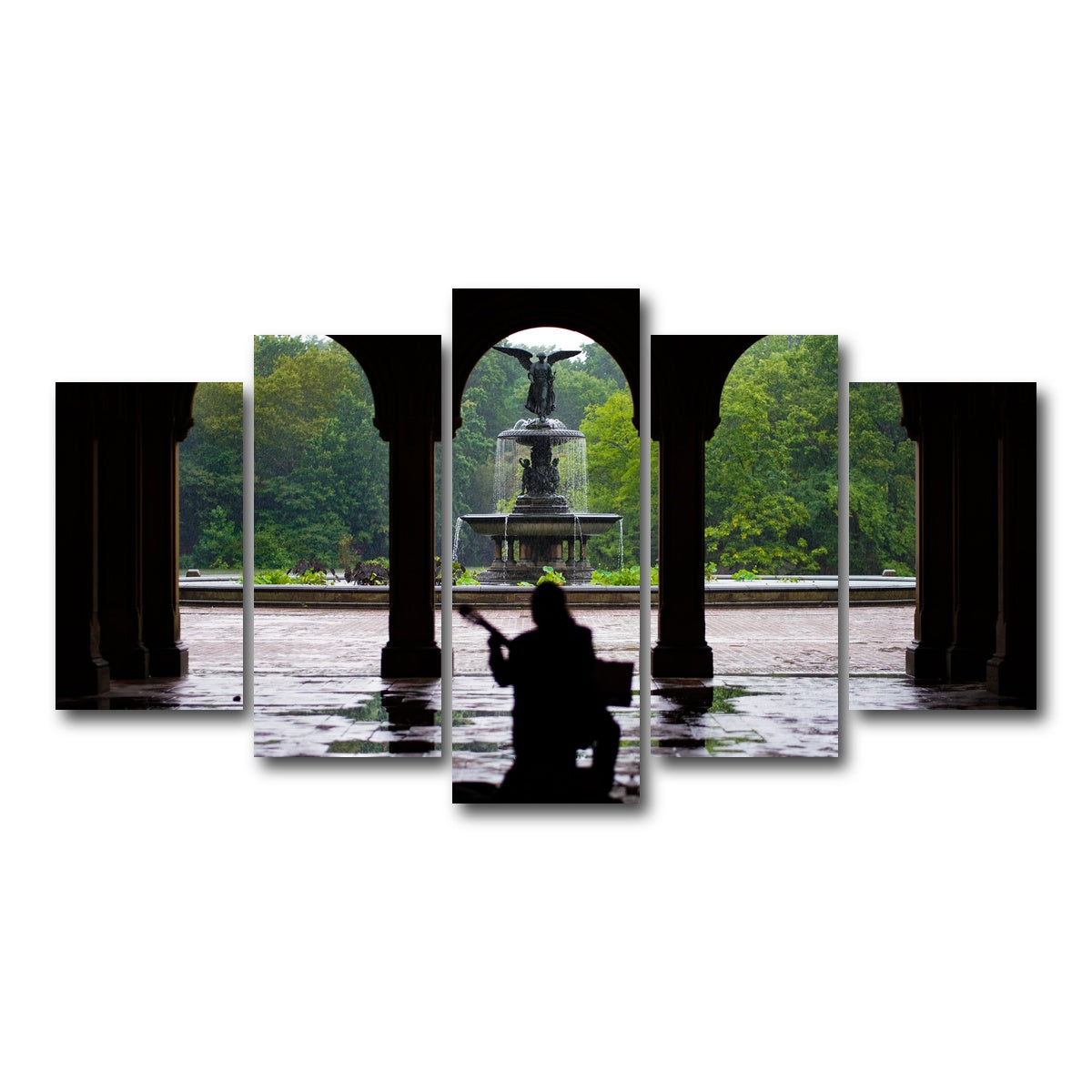 AUTO-MOCKUP WHITE | Music in the Park | 5 Piece | Gallery Wrap Canvas | group=5_normal