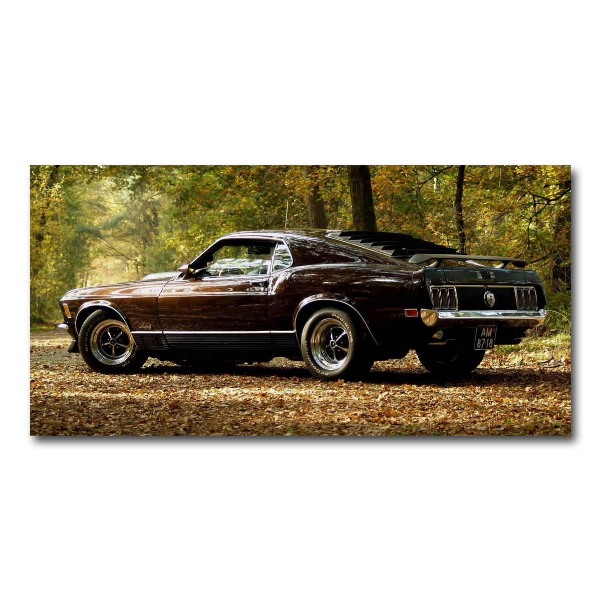 AUTO-MOCKUP WHITE | Mustang | 1 Piece | Gallery Wrap Canvas | group=2x1