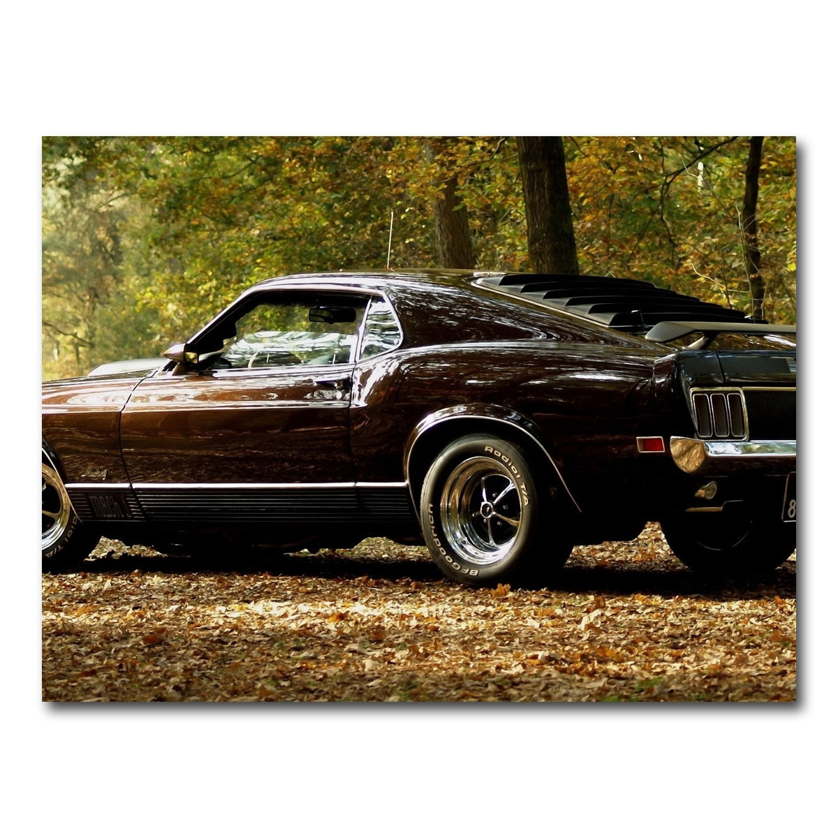 AUTO-MOCKUP WHITE | Mustang | 1 Piece | Gallery Wrap Canvas | group=4x3