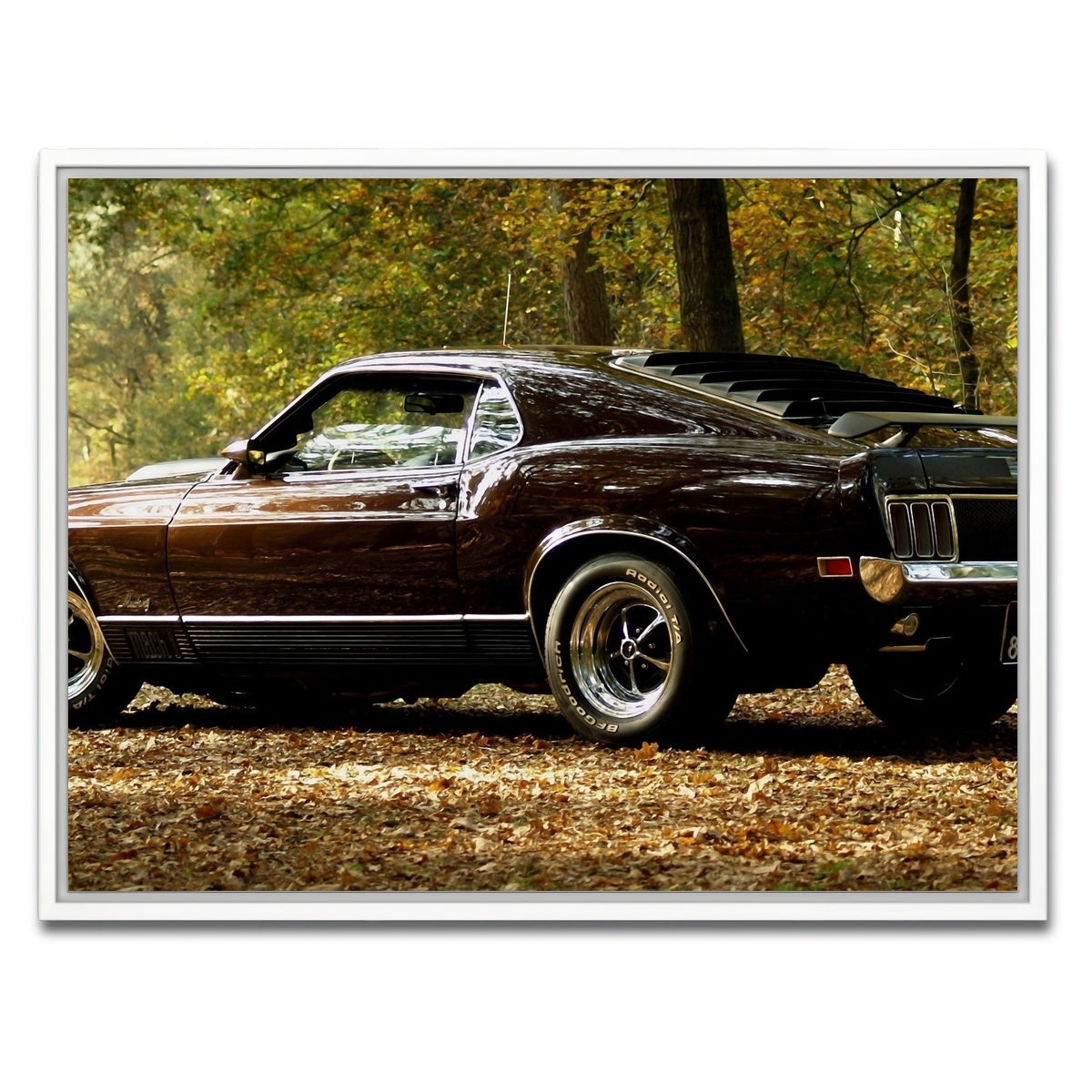 AUTO-MOCKUP WHITE | Mustang | 1 Piece | White Framed Canvas | group=4x3