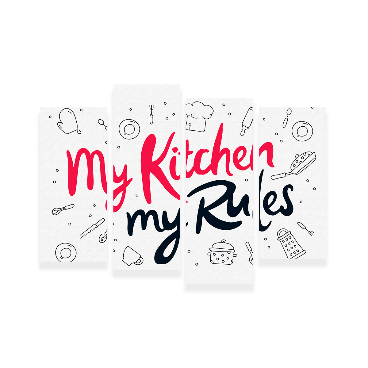 My Kitchen, My Rules Wall Art
