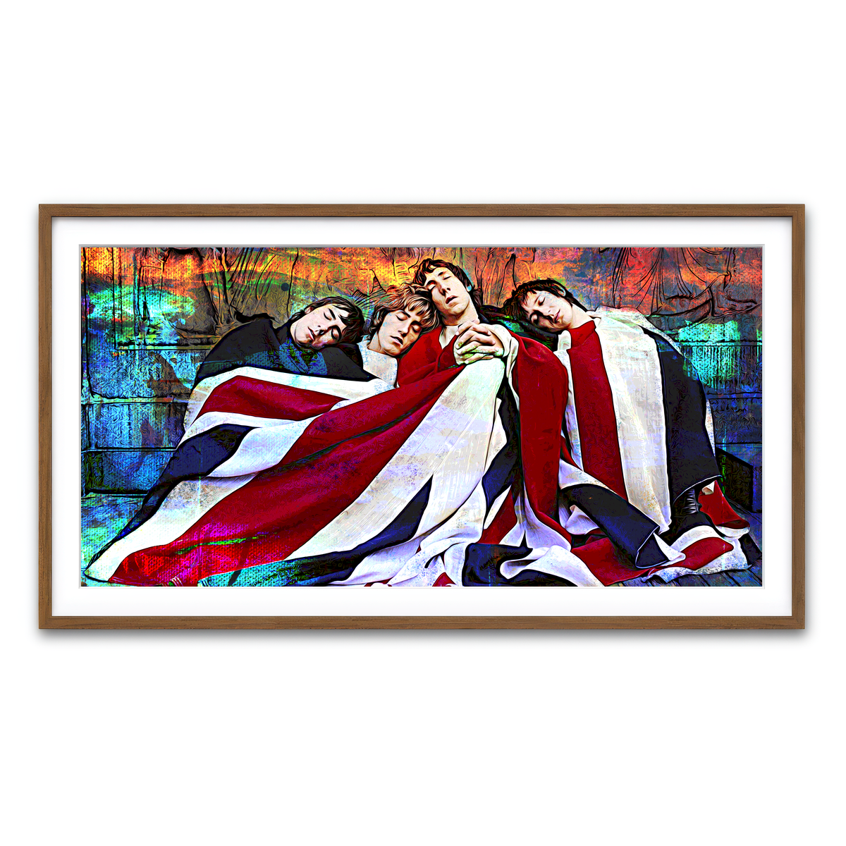 Framed Print 2x1 Walnut