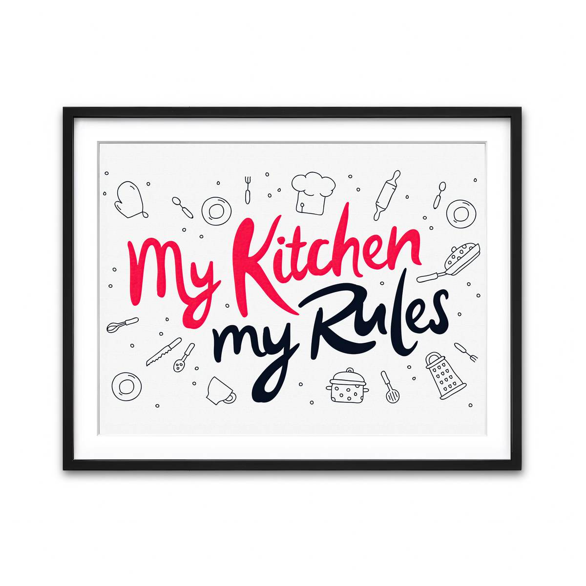 Framed Print 4x3 Black