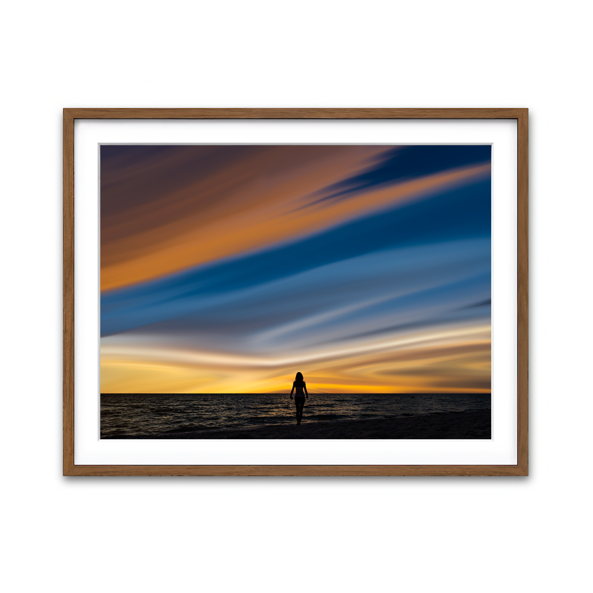 Framed Print 4x3 Walnut
