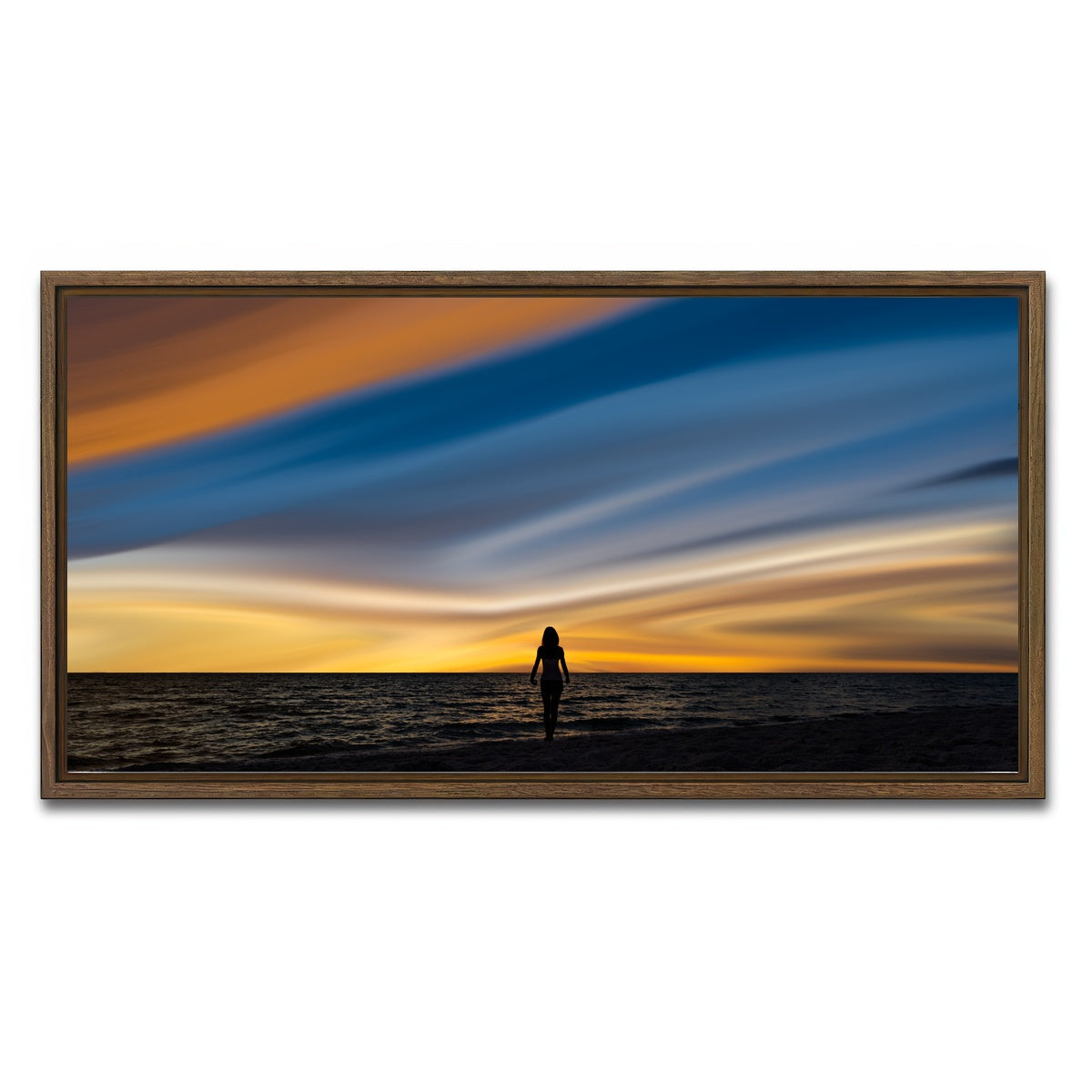 AUTO-MOCKUP WHITE | My Moment | 1 Piece | Walnut Framed Canvas | group=2x1