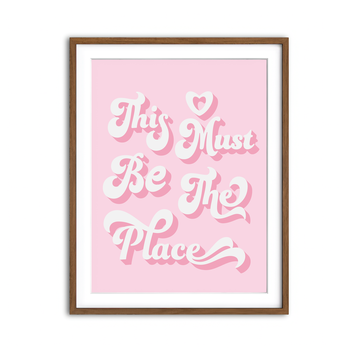 Framed Print 3x4 Walnut