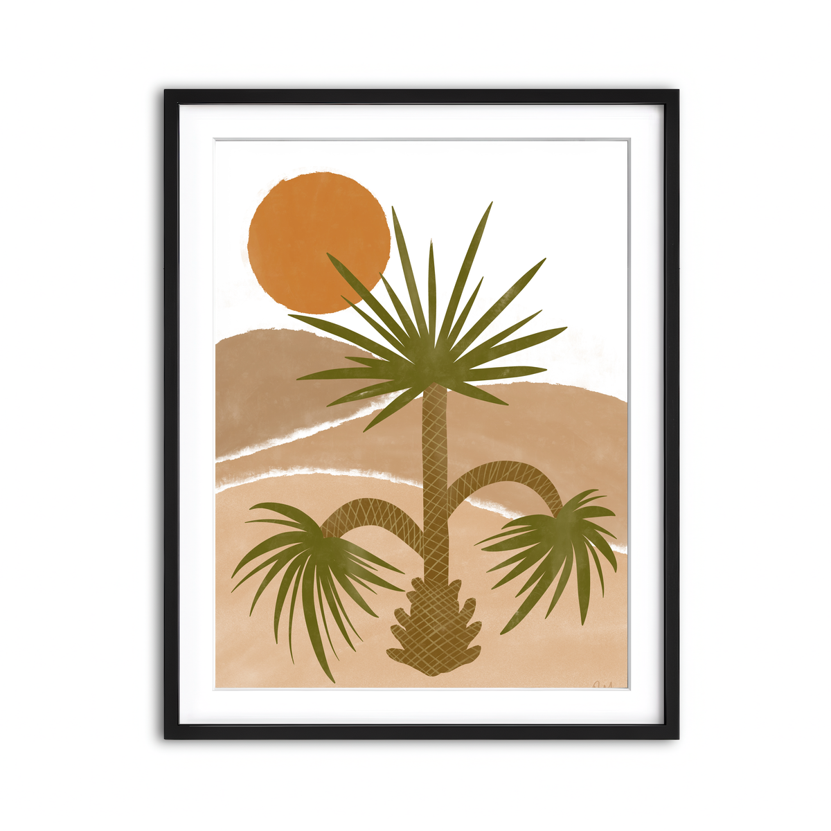 Framed Print 3x4 Black