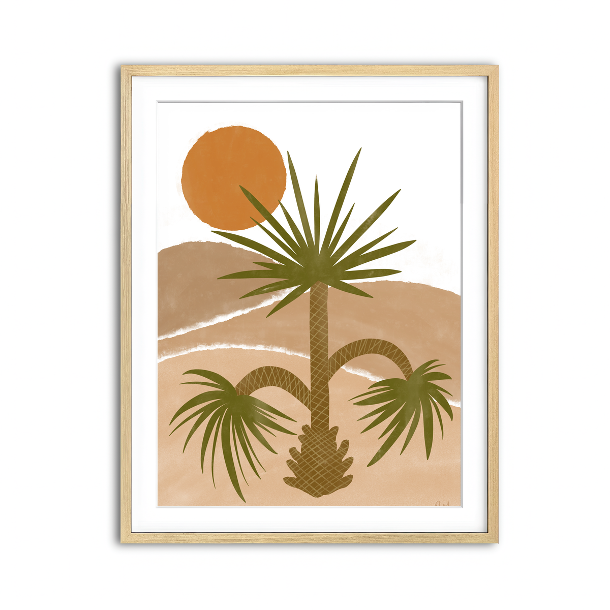 Framed Print 3x4 Natural