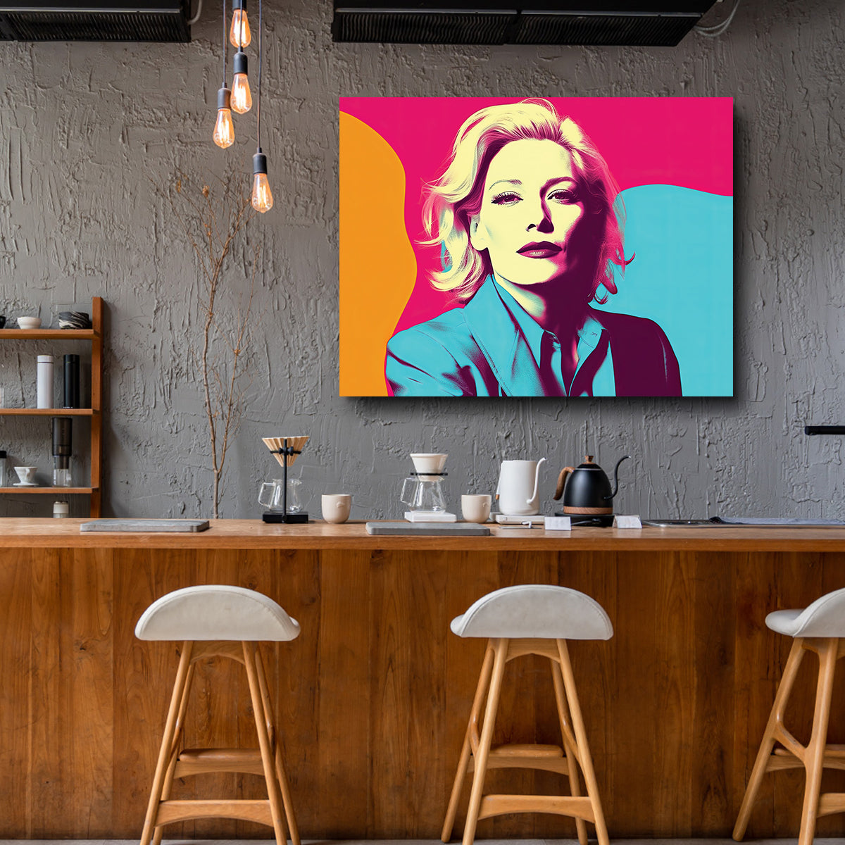 Mysterious Cate Blanchett Wall Art