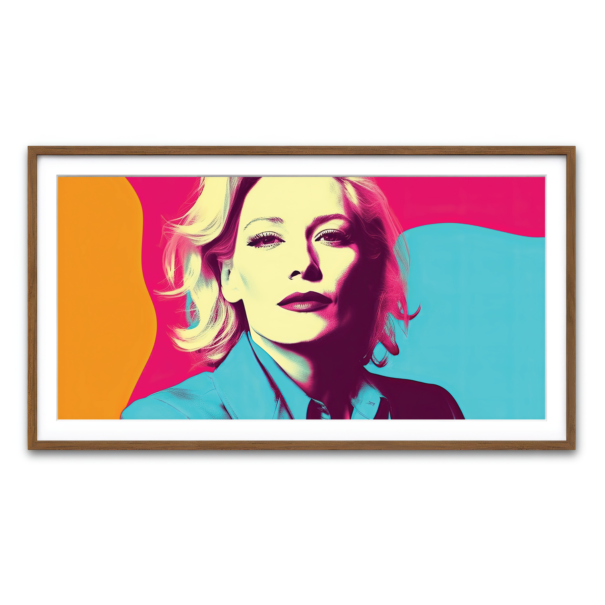 Framed Print 2x1 Walnut