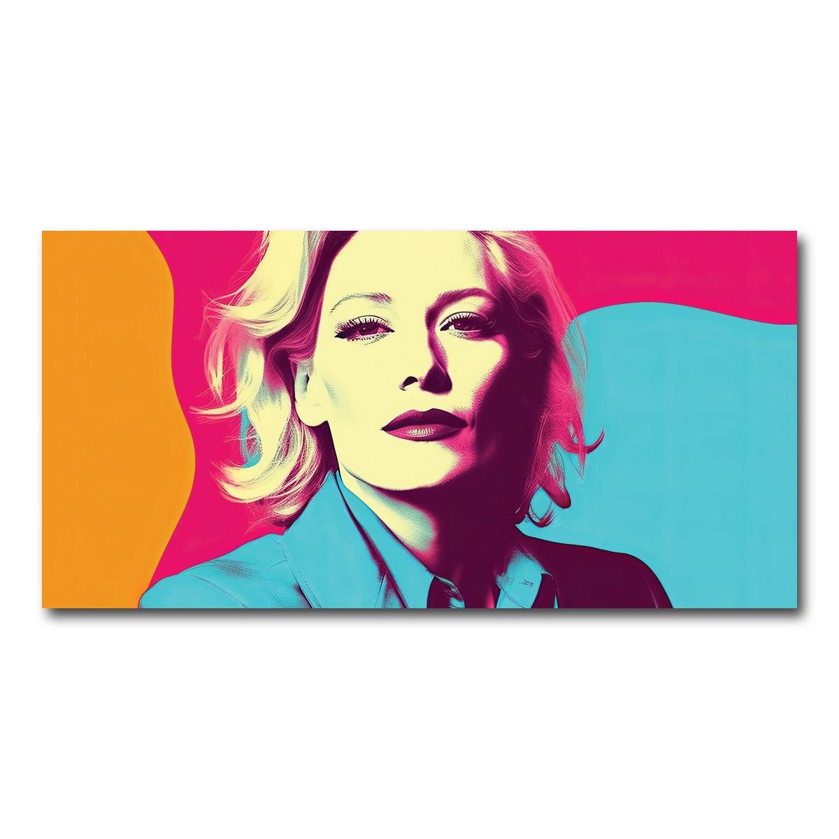 AUTO-MOCKUP WHITE | Mysterious Cate Blanchett | 1 Piece | Gallery Wrap Canvas | group=2x1