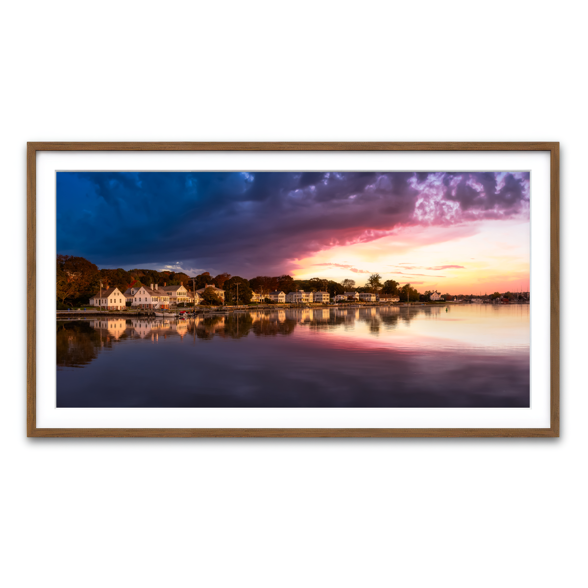 Framed Print 2x1 Walnut