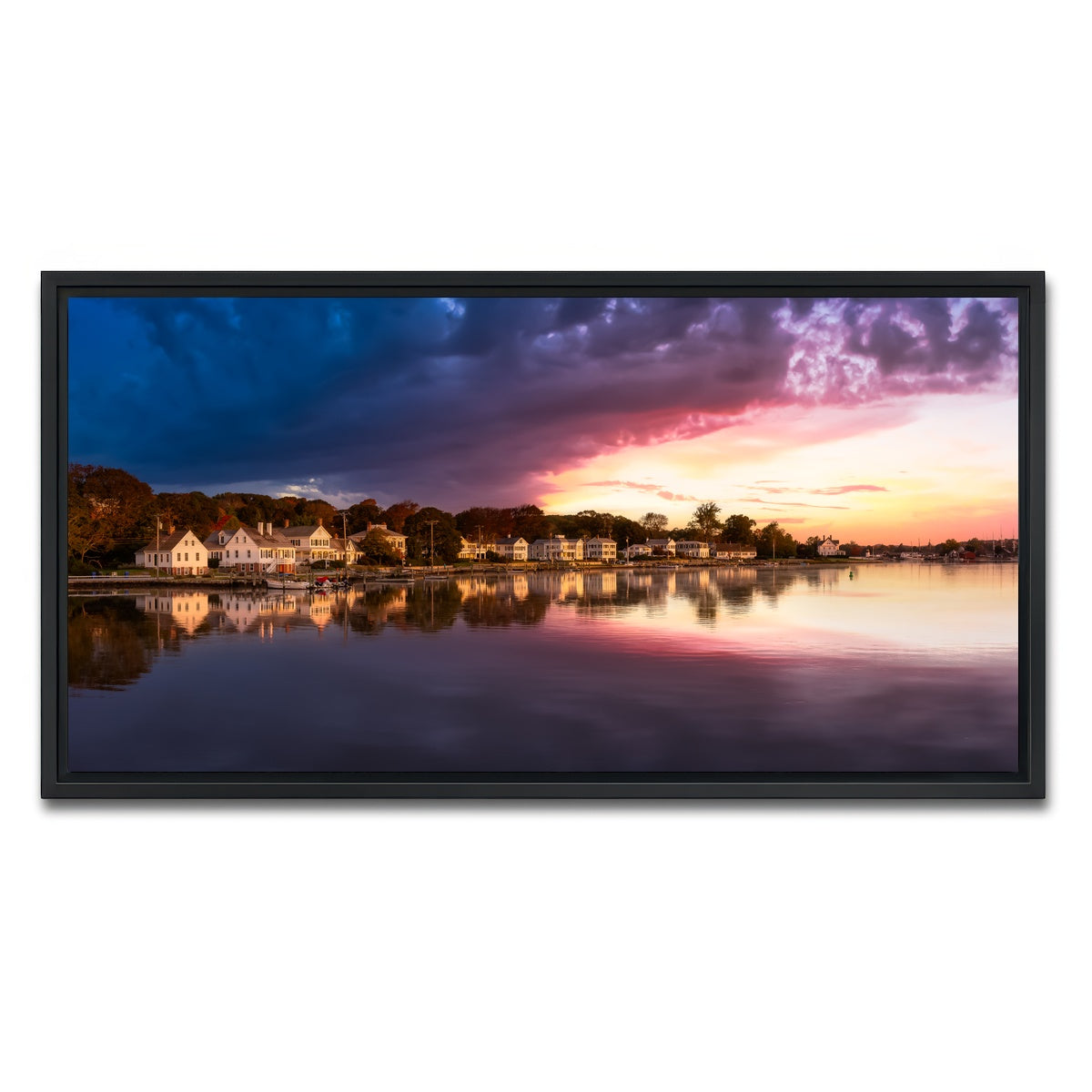 AUTO-MOCKUP WHITE | Mystic River | 1 Piece | Black Framed Canvas | group=2x1
