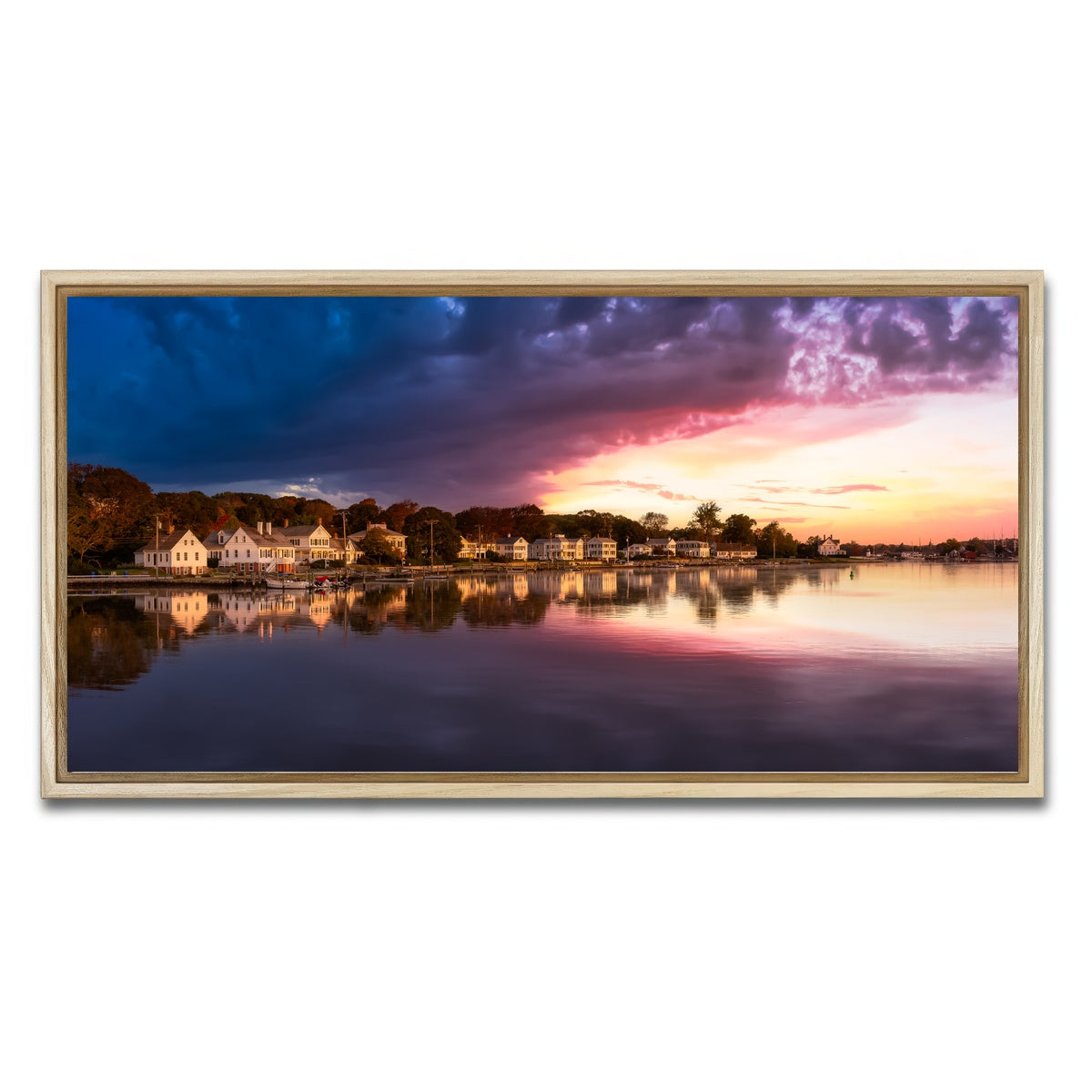 AUTO-MOCKUP WHITE | Mystic River | 1 Piece | Natural Framed Canvas | group=2x1