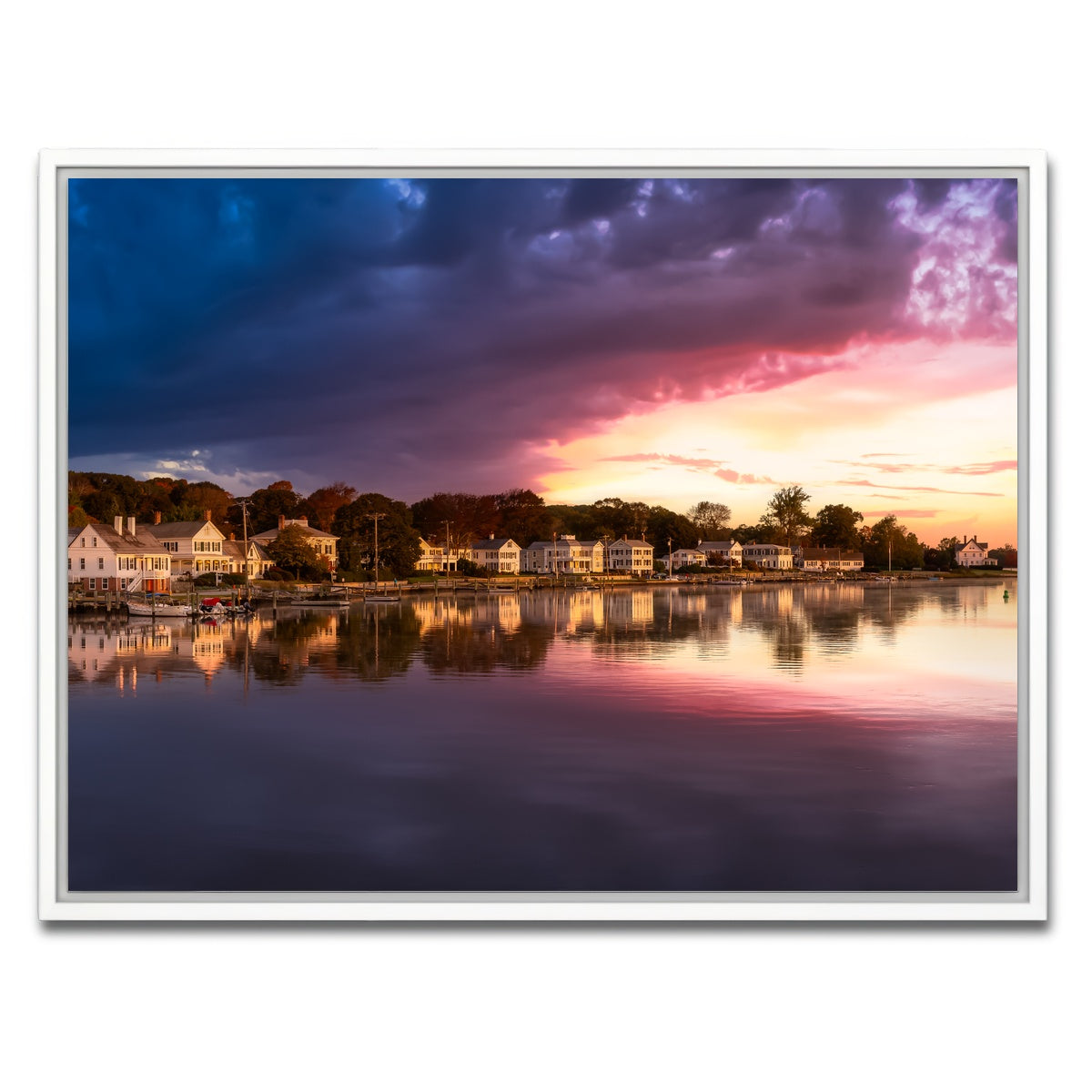 AUTO-MOCKUP WHITE | Mystic River | 1 Piece | White Framed Canvas | group=4x3