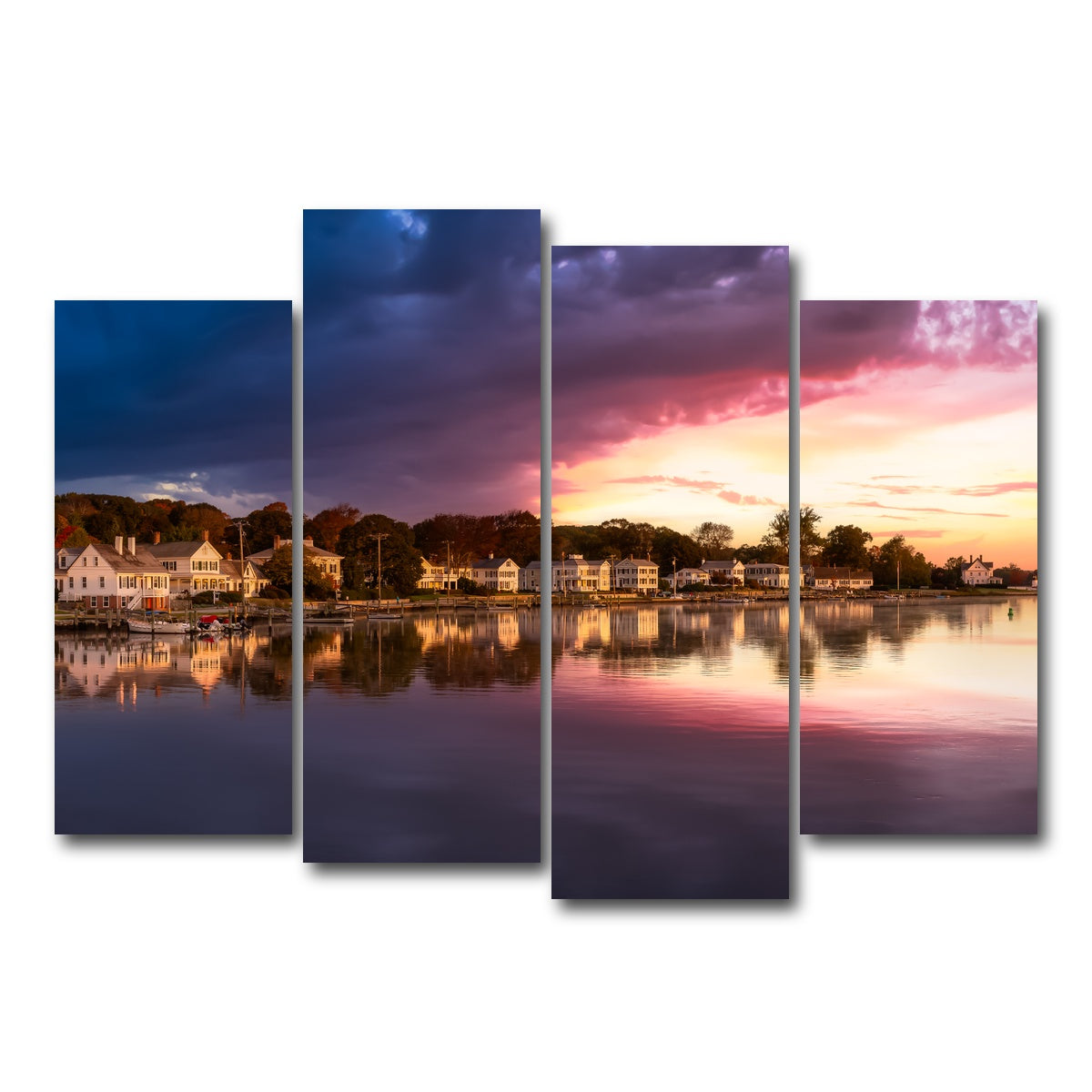 AUTO-MOCKUP WHITE | Mystic River | 4 Piece | Gallery Wrap Canvas | group=4_normal