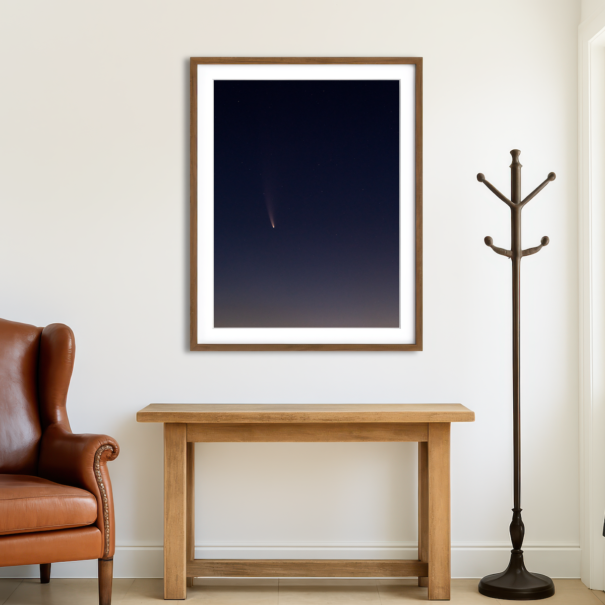 AUTO-MOCKUP ROOM | Neowise Isolated Wall Art