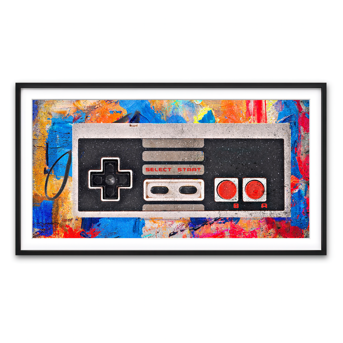 Framed Print 2x1 Black