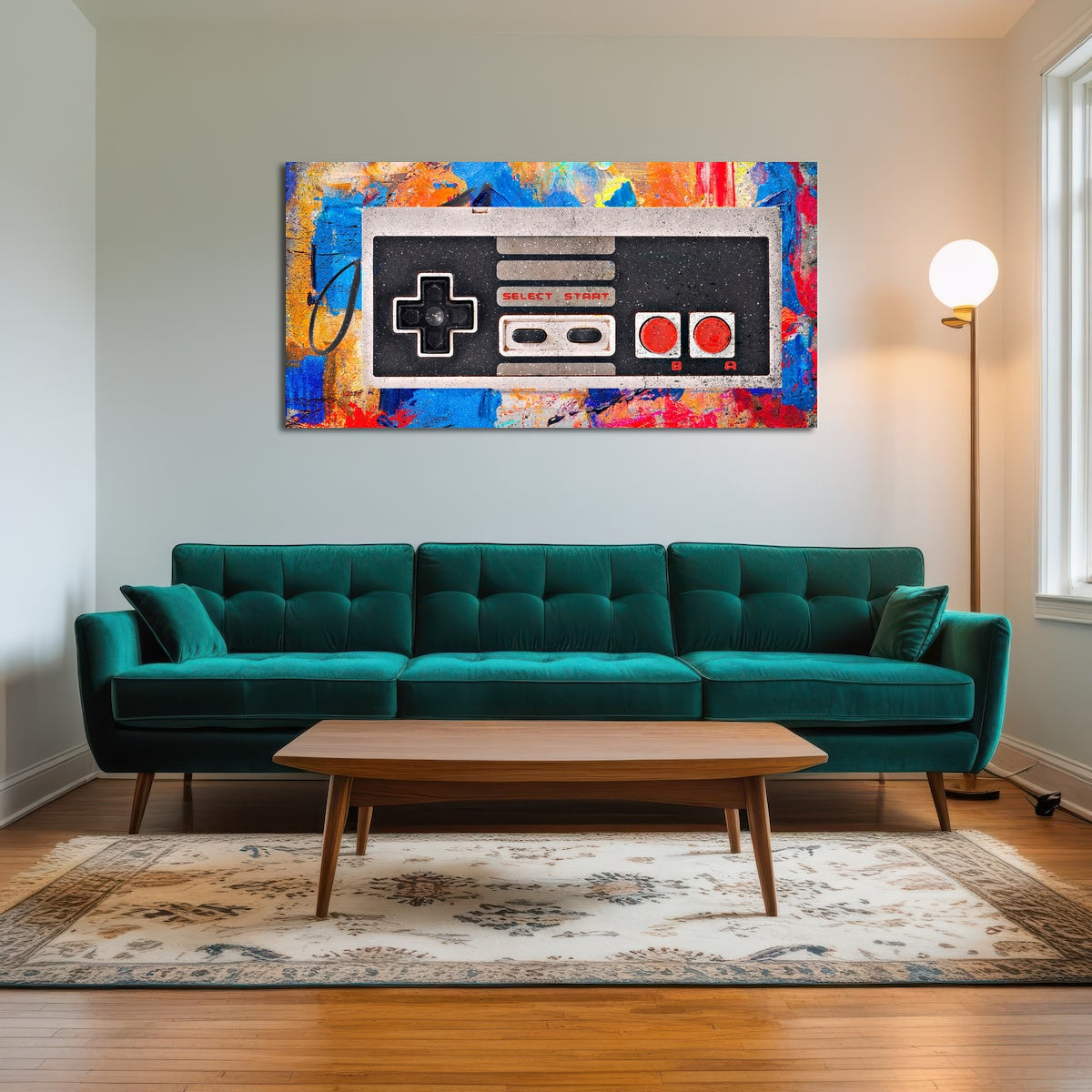 AUTO-MOCKUP ROOM | NES Controller