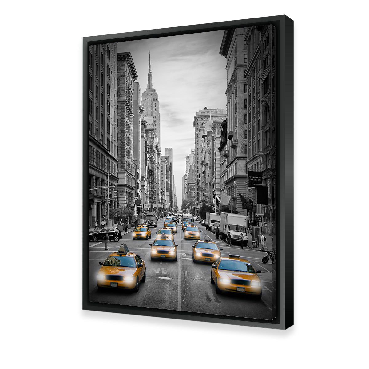 NEW YORK CITY Fifth Avenue Traffic Colorkey Wall Art