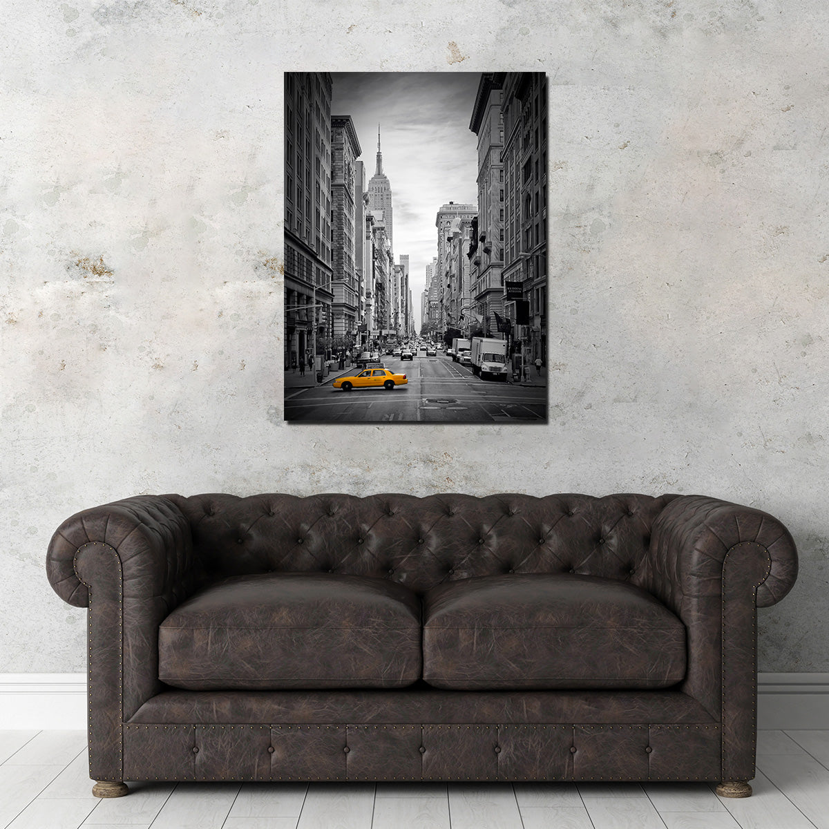 NEW YORK CITY Fifth Avenue Colorkey Wall Art