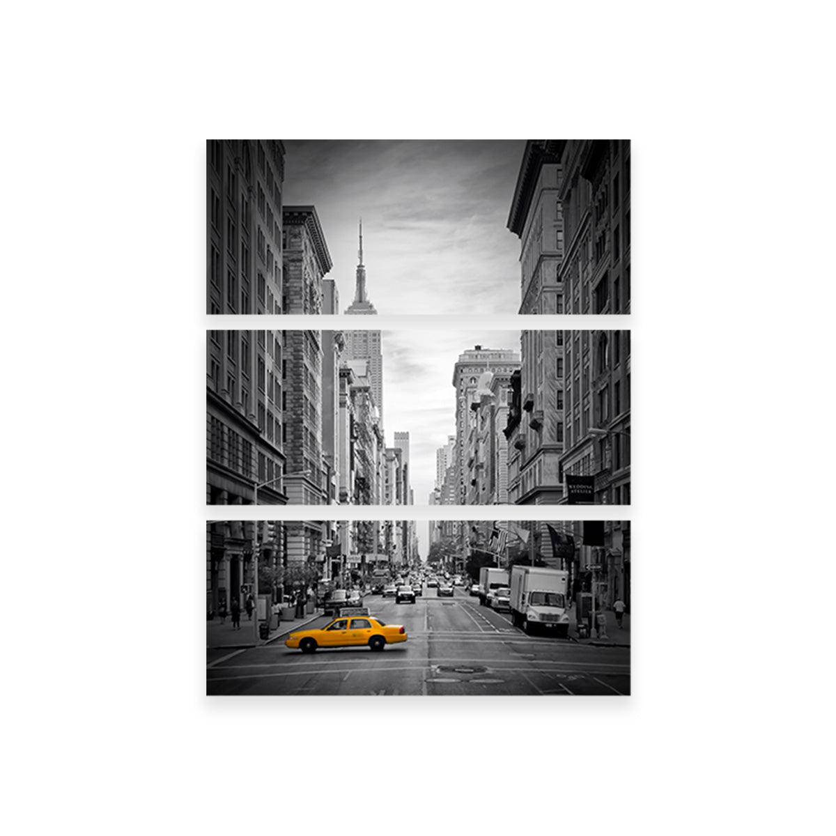 NEW YORK CITY Fifth Avenue Colorkey Wall Art
