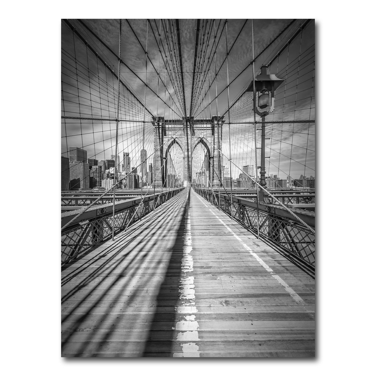 AUTO-MOCKUP WHITE | NEW YORK Brooklyn Bridge | 1 Piece | Gallery Wrap Canvas | group=3x4