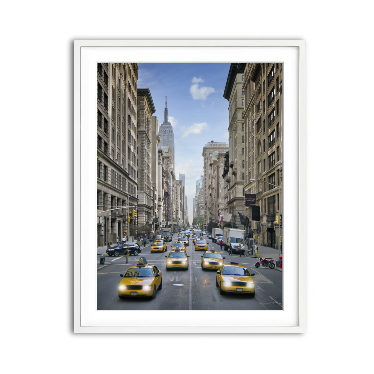 Framed Print 3x4 White