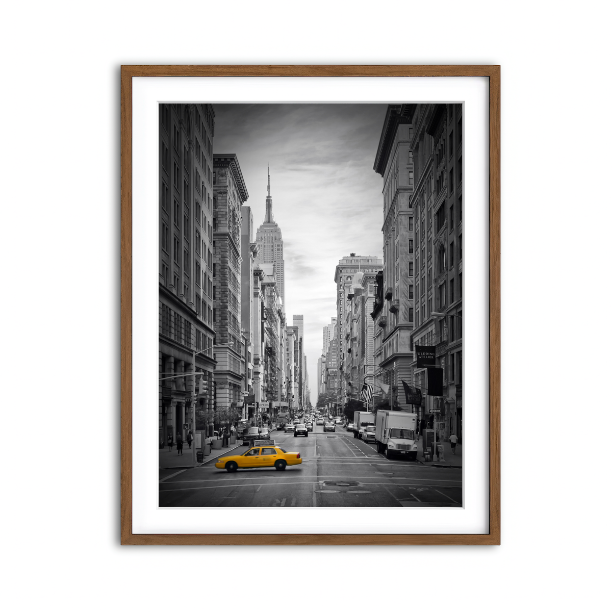 Framed Print 3x4 Walnut
